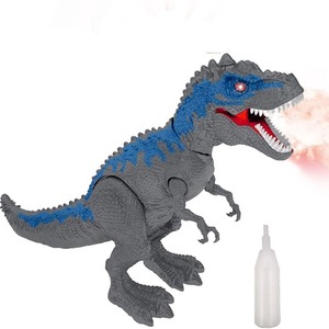 Walking Dinosaur with Fire Mist - Red