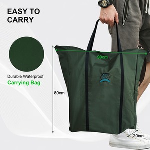 CARPZILLA Folding Fishing Chair with Footrest Green - Dark Green by CARPZILLA