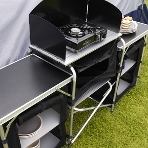 Odyssey Single Portable Camping Gas Stove Cooker - Black by Charles Bentley