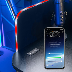 X Rocker Electra Gaming Desk with Wireless Charging and NEO Motion - BLACK by X Rocker