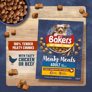 Bakers Meaty Meals Dog Food - Chicken by Bakers