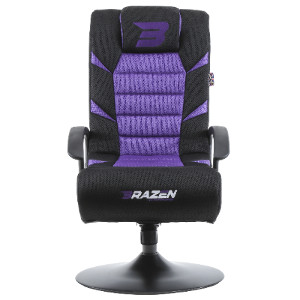 BraZen Pride 2.1 Bluetooth Surround Sound Gaming Chair - Purple by BraZen