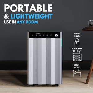 Ometa 12L Dehumidifier with Ioniser - White / 32.1cm by GRS