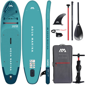 Aqua Marina Vapor 10ft4 All Round Inflatable Stand Up Paddle Board - Aqua Splash Blue by Aqua Marina
