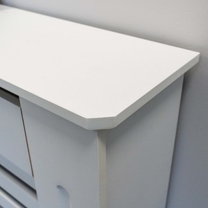 Classic Horizontal Line Radiator Cover - White / Medium by Jack Stonehouse