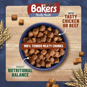 Bakers Meaty Meals Dog Food - Chicken by Bakers