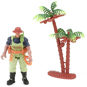 Kids Dinosaur Toy Boat Set - Multi by UMKYTOYS