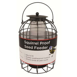 Squirrel Proof Bird Feeders Set of 3 - Grey/Black by Garden Mile