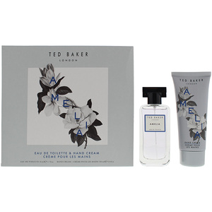 Ted Baker Amelia 2 Piece Gift Set Eau De Toilette 50ml - Hand Cream 100ml - Grey by Ted Baker
