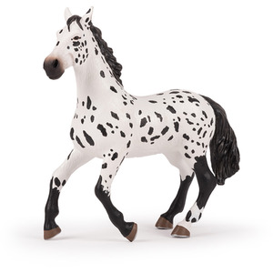 PAPO Large Figurines Large Appaloosa Horse Toy Figure - White by PAPO