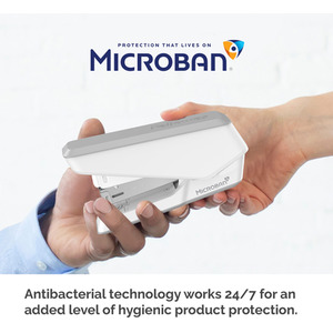 Fellowes Half Strip Stapler 25 Sheet Capacity - White by Fellowes