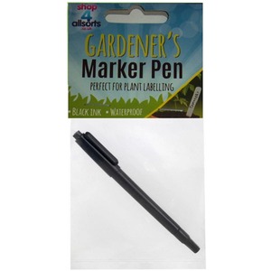 Plant Label Garden Marker Pen Fine Tip Waterproof Long Lasting Black Ink by Shop4allsorts