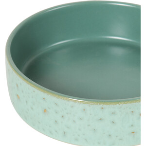 Salvie Reactive Glaze Pet Bowl - Green / S