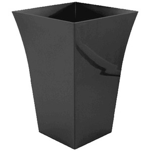 Black Milano Planter - Black / 2 by Ceramica