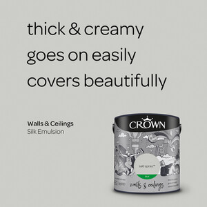 Crown Walls and Ceilings Silk Emulsion by Crown Paints