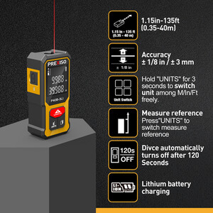 Prexiso Pocket Laser Measure by Prexiso