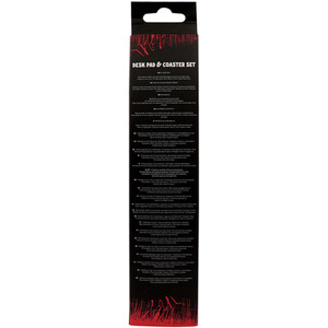 Stranger Things Hellfire Club Desk Pad Coaster Set - Multi by Stranger Things