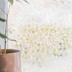 dc fix Hope premium static cling vinyl window privacy film - WHITE by d-c-fix