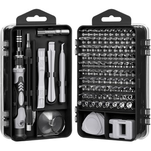 Magnetic Precision Screwdriver Set - Black