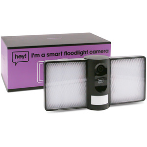HEY Smart Floodlight Camera - Black by Hey!