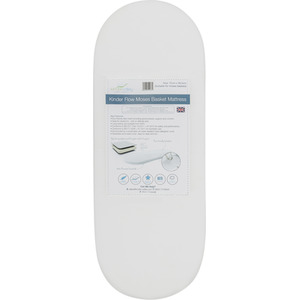 Jolly Jungle Palm Moses Basket - White by Kinder Valley