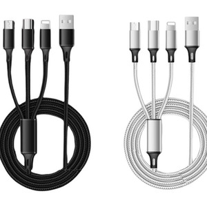 3in1 Nylon Weaving Charging Cable