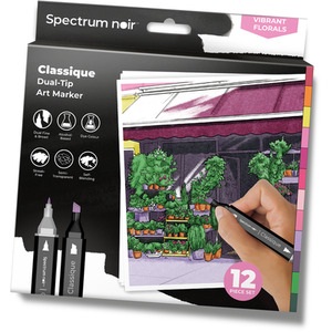 Spectrum Noir Classique 12 Pack - Vibrant Florals by Spectrum Noir