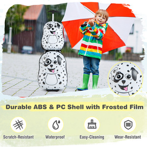 Costway 2 PCS Carry-on Luggage Set-White - White by Costway