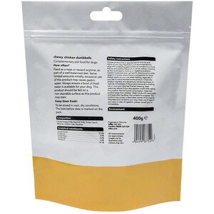 Chewy Chicken Dumbbell Dog Treats 400g