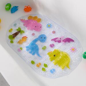 Dinosaur Kids Bath Mat - Pink by OHS
