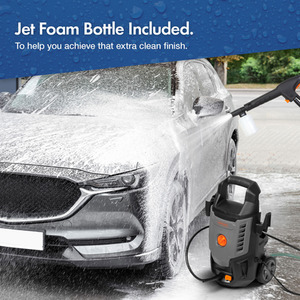 1600W Portable Pressure Washer - Grey by VonHaus