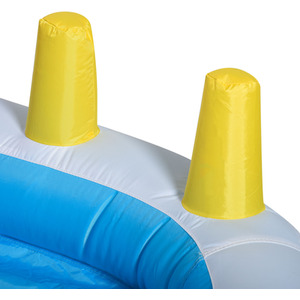 Outsunny Kids Rainbow Bouncy Castle and Pool - muiticoloured by Outsunny