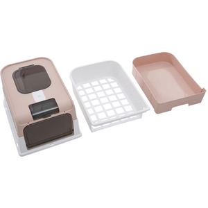 Fully Enclosed UV Sterilization Cat Litter Box by Livingandhome