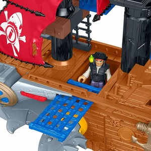 Shark Bite Pirate Ship Playset - Multi-Coloured by Imaginext