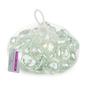 Shell Glass Stones - Clear