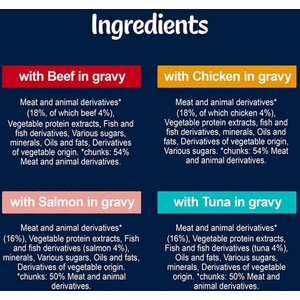 Felix Tasty Shreds Mixed Selection Wet Cat Food in Gravy - 12 by Felix