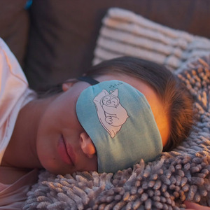 Sleepy Animal Hot and Cold Gel Packs Soothing Eye Mask - Blue / Penguin by Ultra