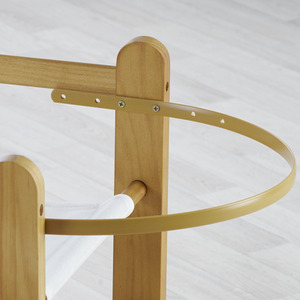 Little Gem Rocking Moses Basket Stand Natural - Brown by Kinder Valley