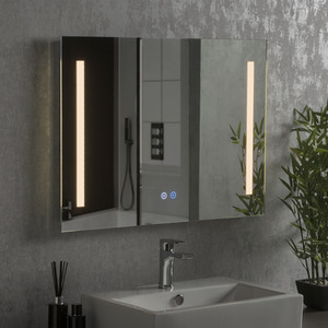 Stockholm LED Landscape Bathroom Anti-Fog Mirror - Illuminated