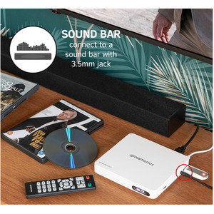 GT-Micro DVD Player - White by Grouptronics