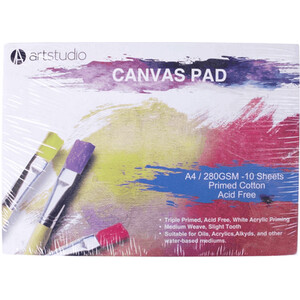 Canvas Pad - White / A4 by artstudio