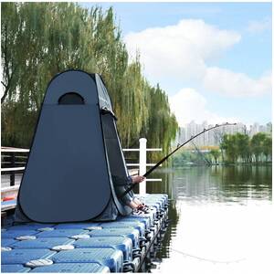 SONGMICS Portable Pop Up Privacy Tent - Grey by SONGMICS