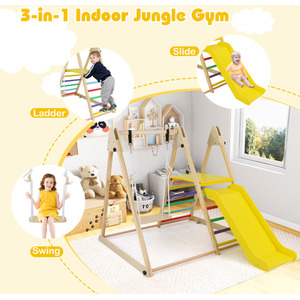 Montessori Playground Climber Playset by Costway