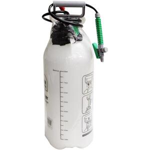 8 Litre Garden Pressure Sprayer with Shoulder Strap Lance - White by Samuel Alexander
