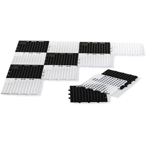 Large Garden Chess and Draught Base - White by Rolly Toys