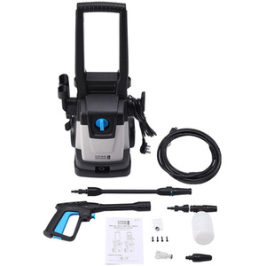 Commercial Portable Electric High Pressure Washer - OFF White and Black / 31.5cm by Livingandhome