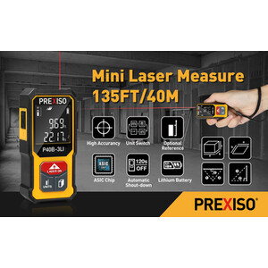 Prexiso Pocket Laser Measure by Prexiso