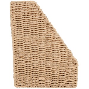 Rattan Magazine File - Brown