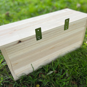 Sparrow Colony Terrace Wooden Nesting Box with Removable Nest Fronts - Brown by Selections