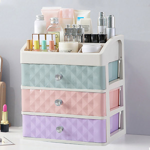 Colourful Diamond Makeup Organiser Box - Colourful by Livingandhome